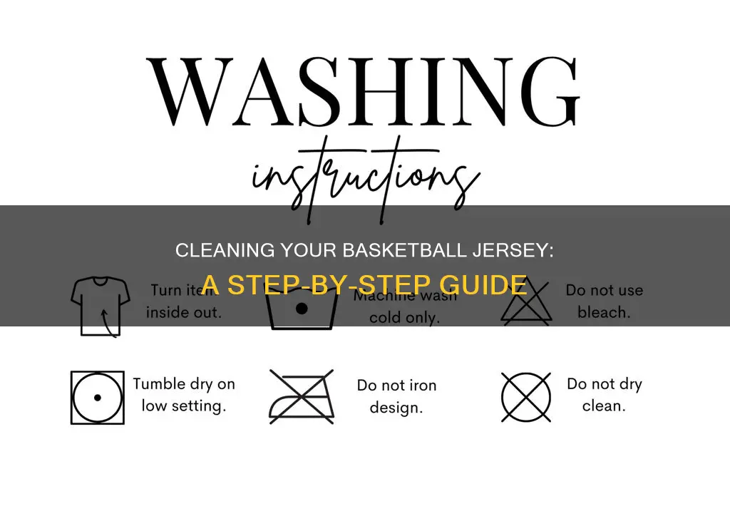 how do you clean a basketball jersey