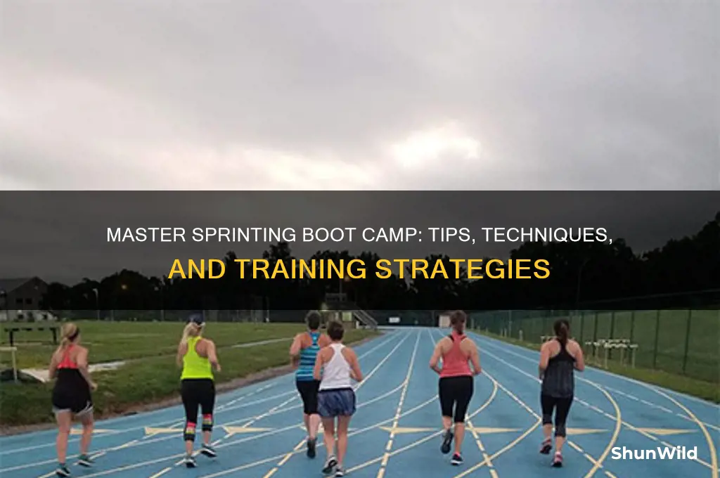how do you complete the sprinting boot camp