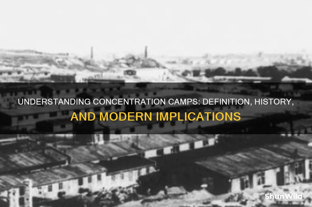 how do you define a concentration camp