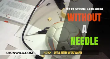 Easy Ways to Deflate a Basketball Without a Needle