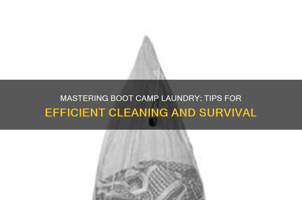 how do you do laundry in boot camp