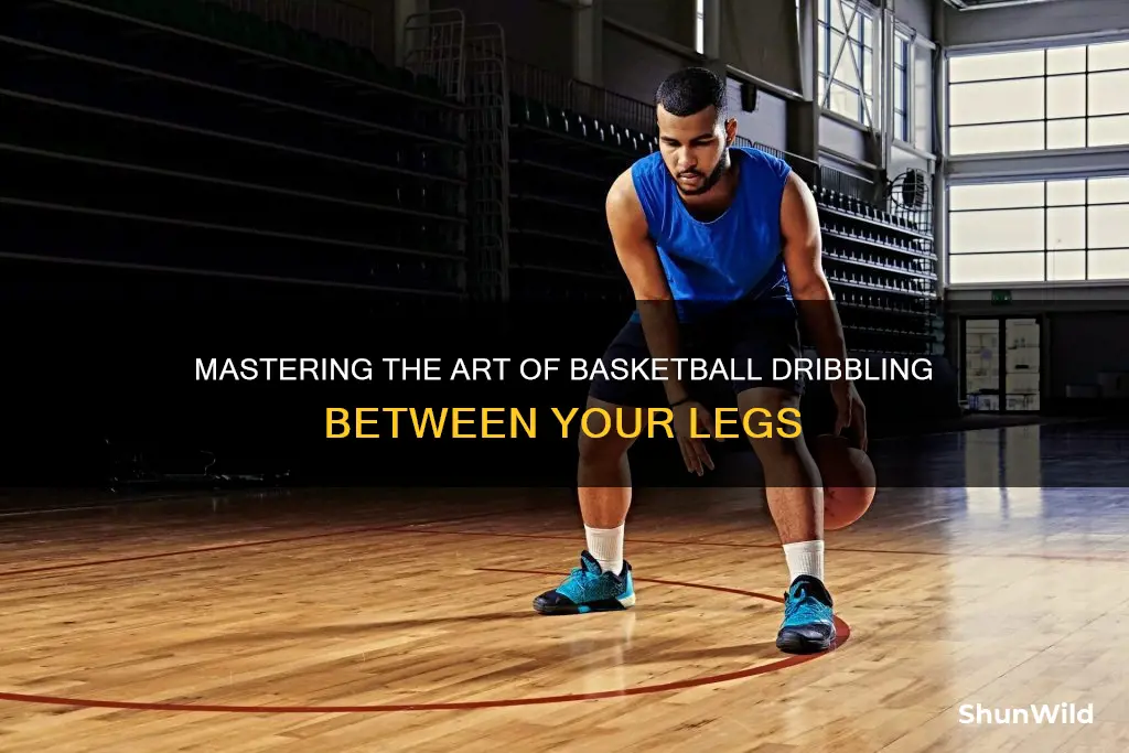 how do you dribble a basketball between your legs