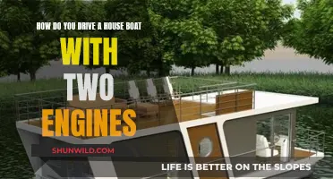 Steering a House Boat with Dual Engines