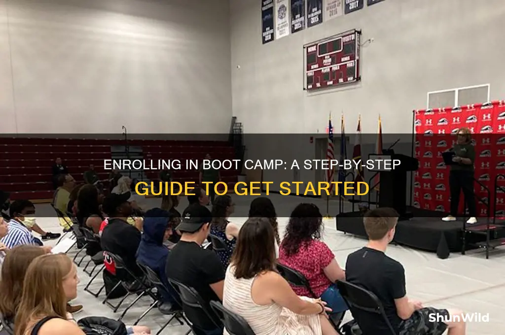how do you enrol in boot camp