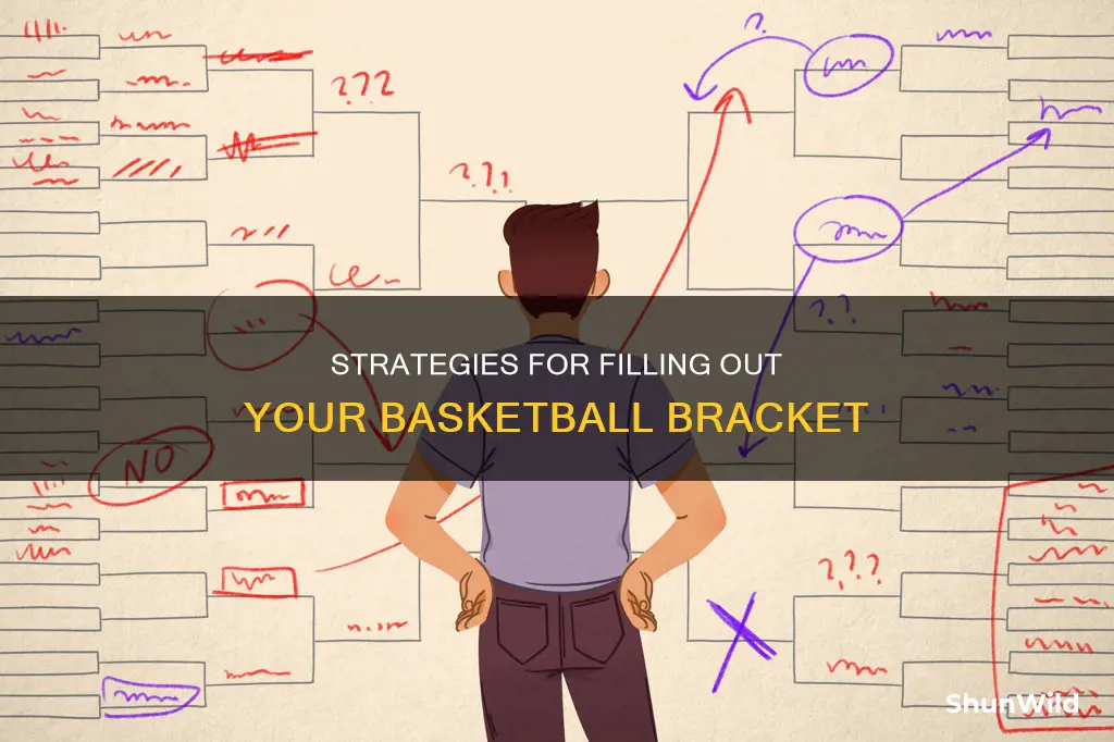 how do you fill out a basketball bracket