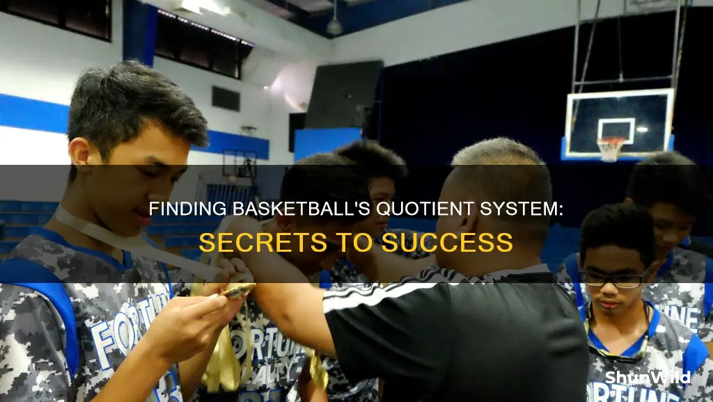 how do you find the quotient system in basketball