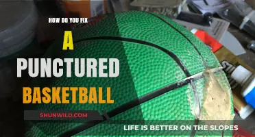 Repairing a Basketball: Fixing Punctures and Leaks