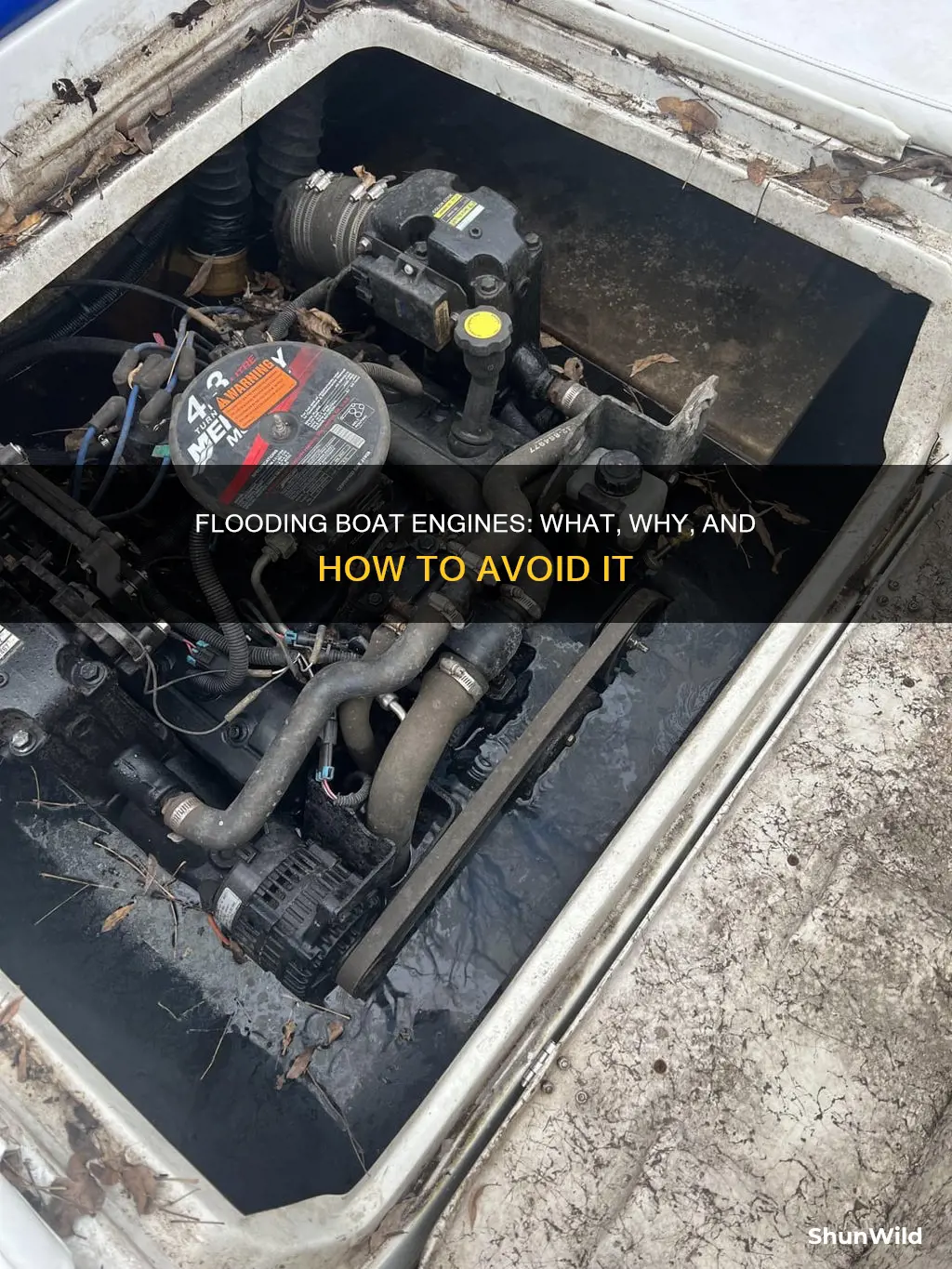 how do you flood a boat engine