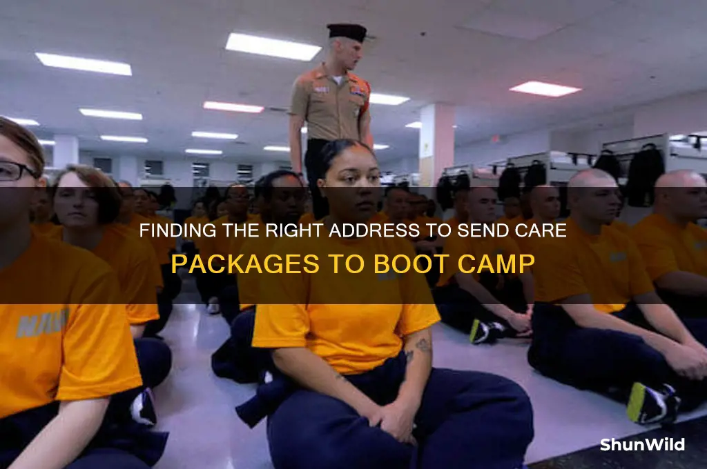 how do you get address to send to boot camp