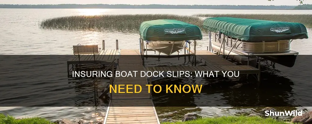 how do you insure a slip on a boat dock