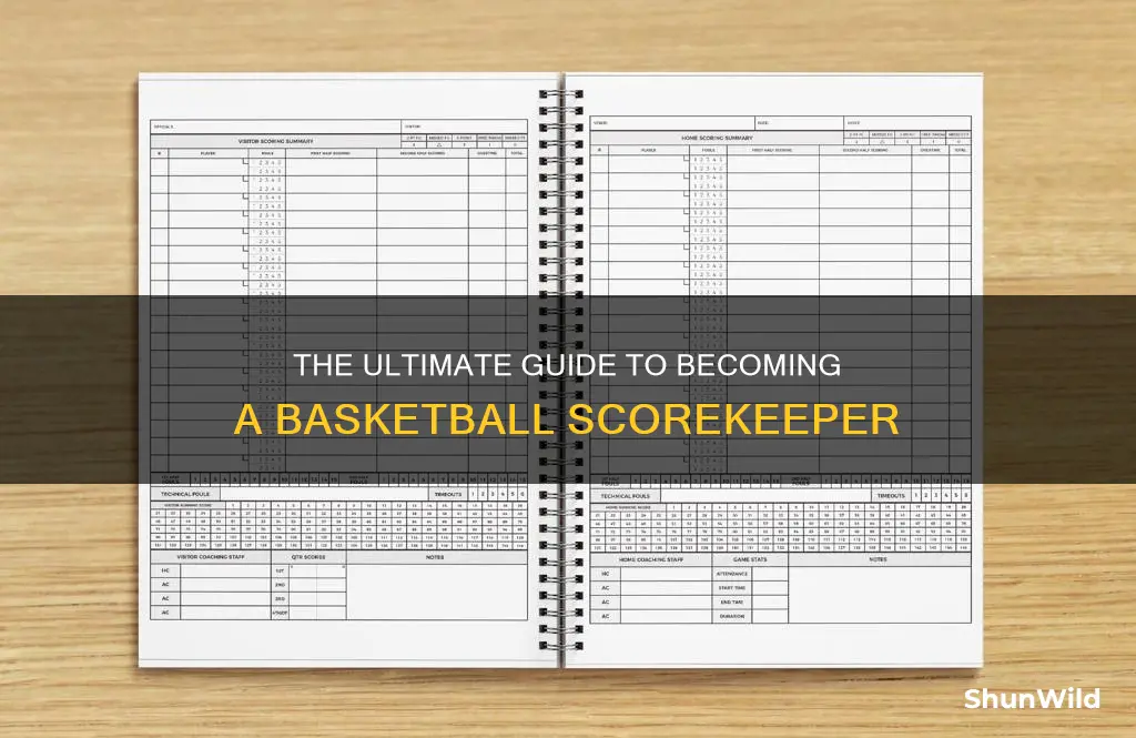 how do you learn how to be basketball scorebook keeper