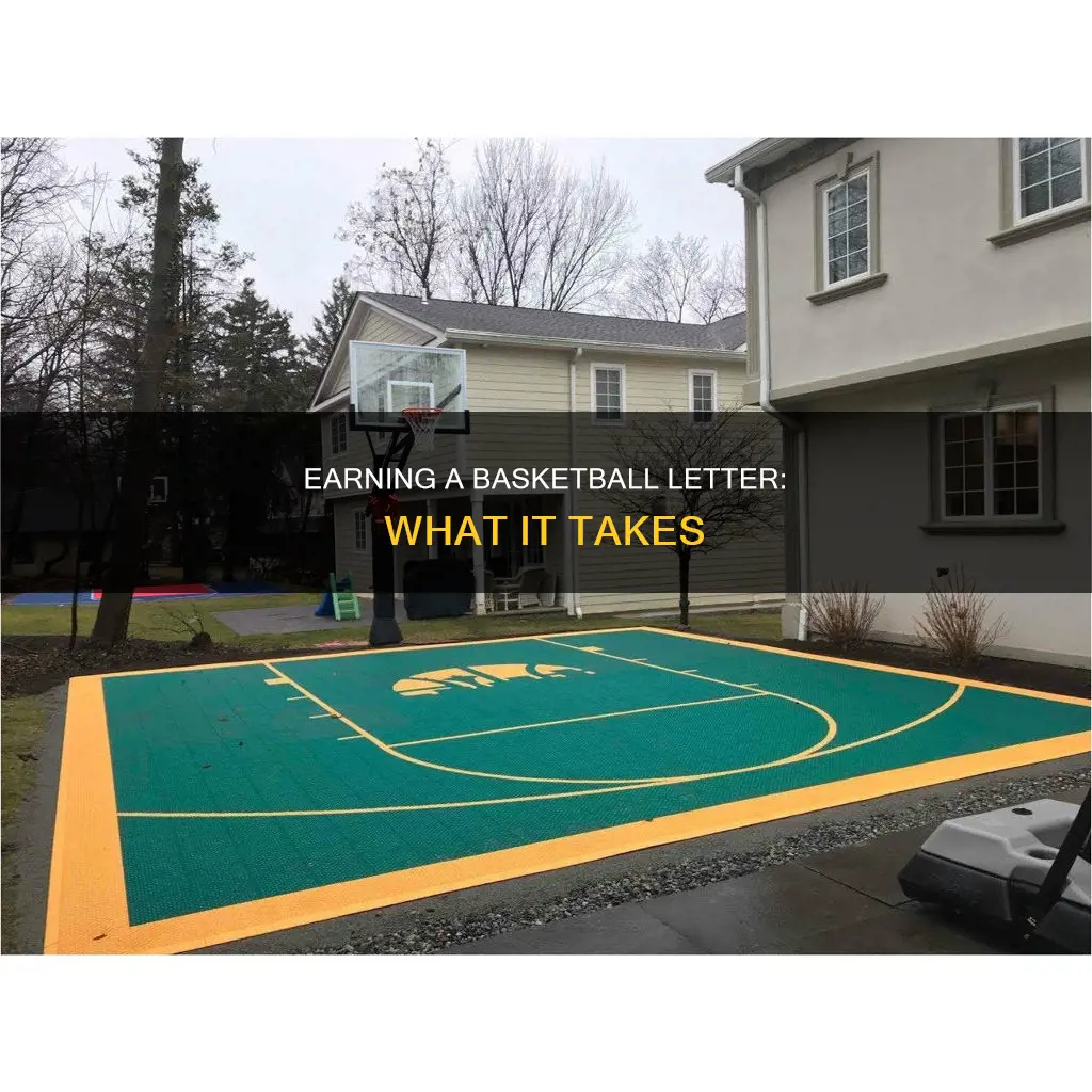 how do you letter in basketball