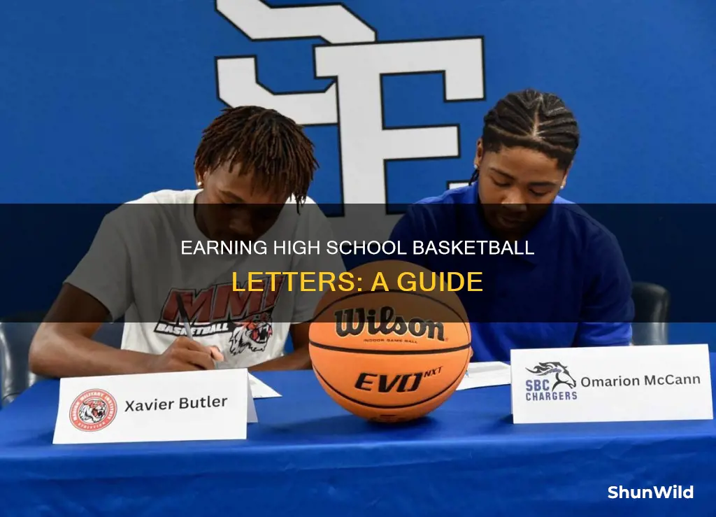 how do you letter in high school basketball