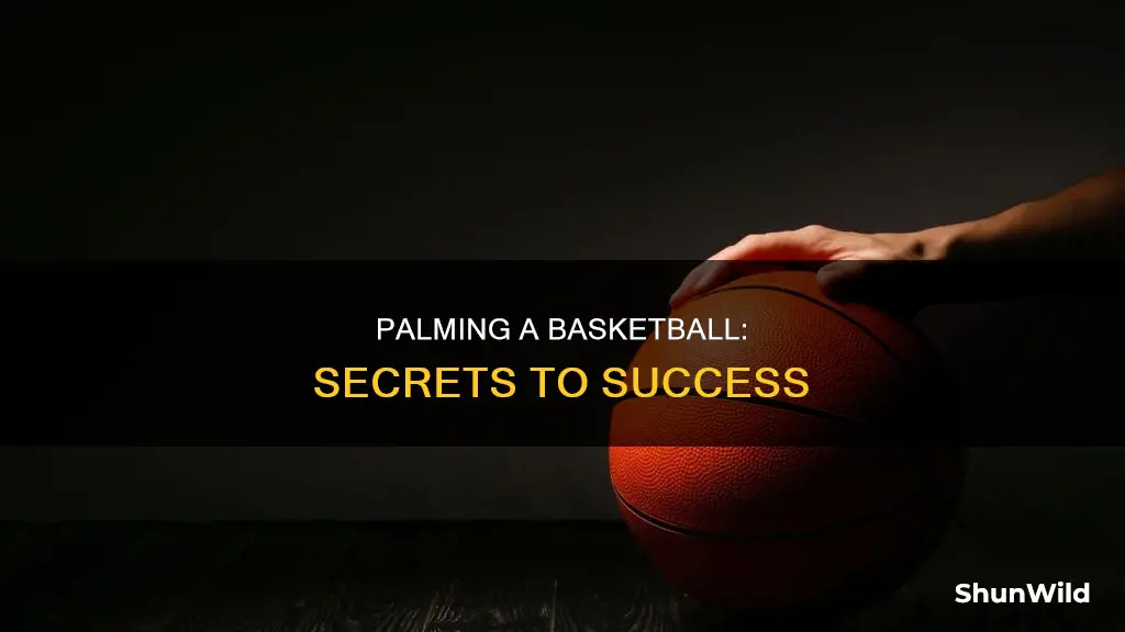 how do you palm a basketball