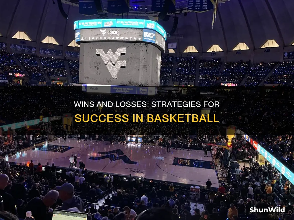 how do you put wins and losses in basketball