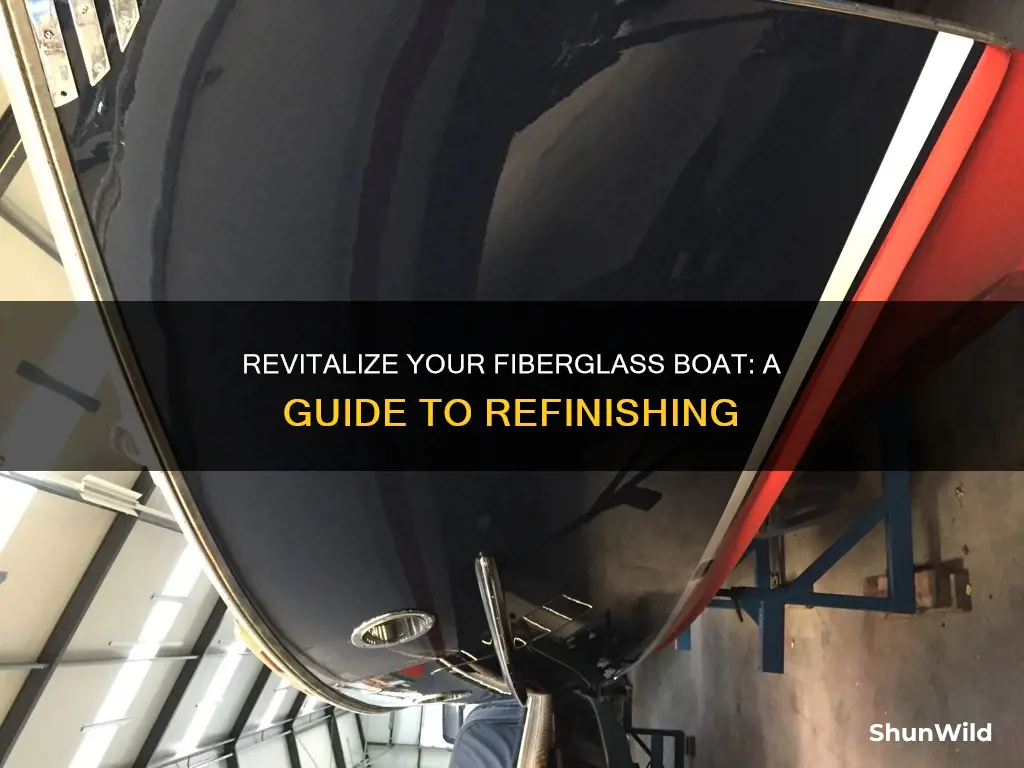 how do you refinish fiberglass boat