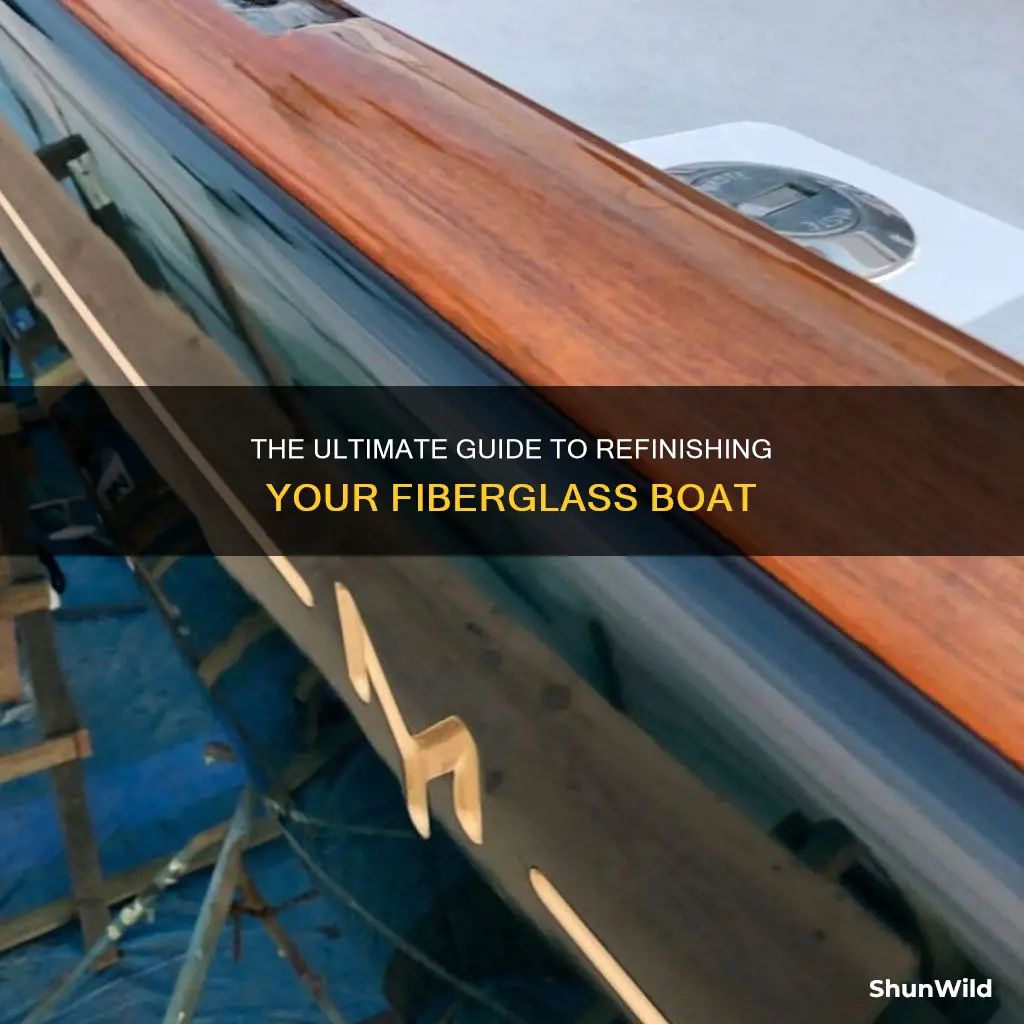 how do you refinish fiberglass boat