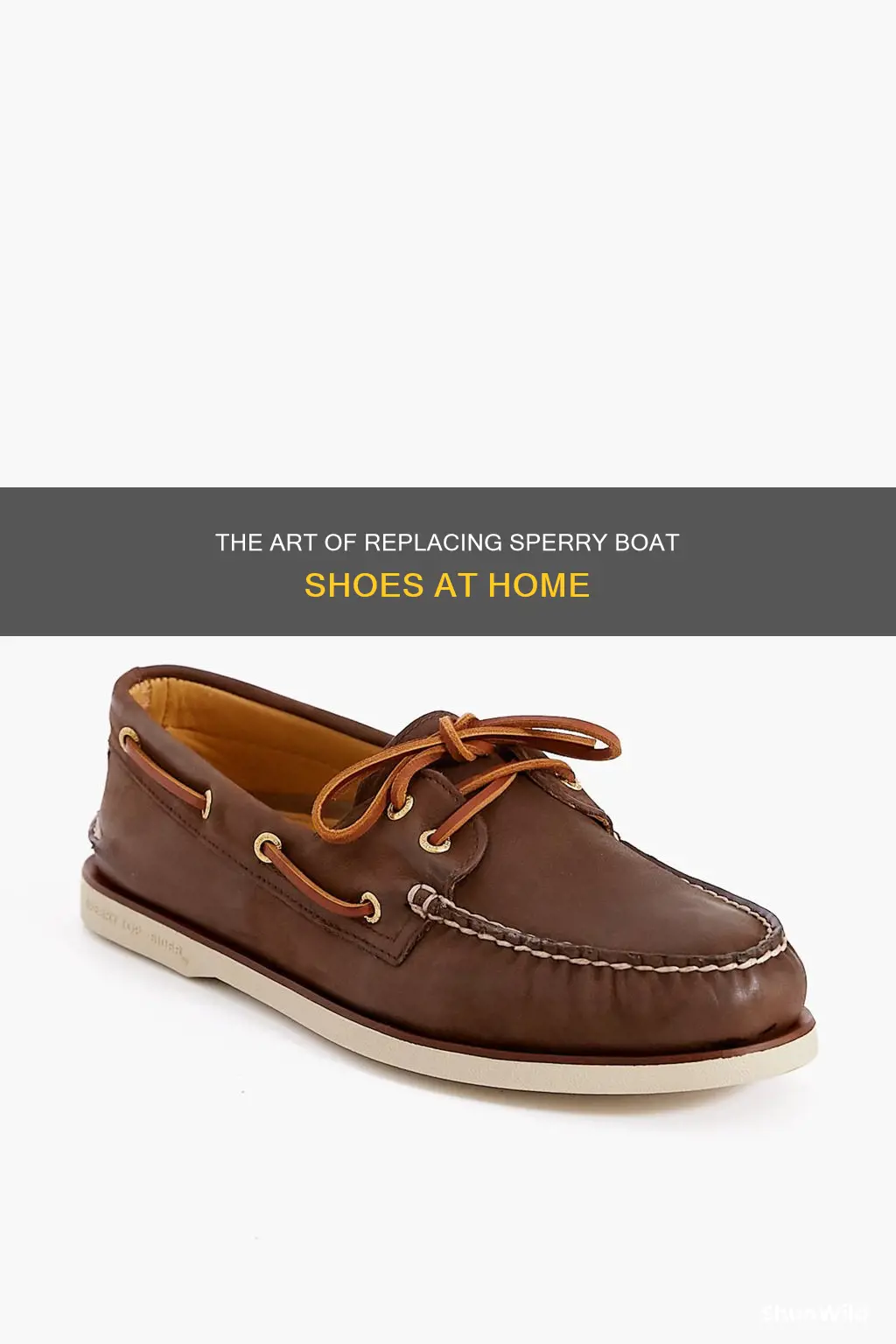 how do you relace sperry boat shoes