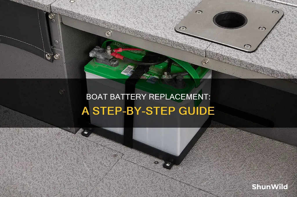 how do you replace a boat battery