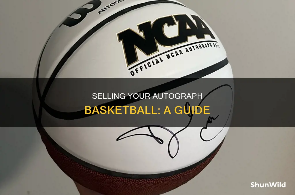 how do you sell your autograph basketball