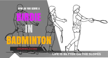 Smashing Strategies for Serving Birdies in Badminton