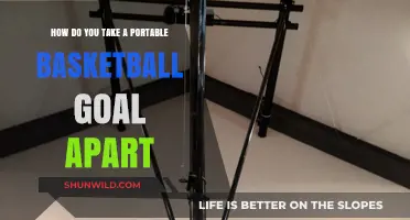 Dismantling a Portable Basketball Goal: A Step-by-Step Guide