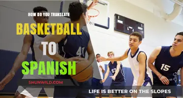 Basketball Lingo: Spanish Translation Guide