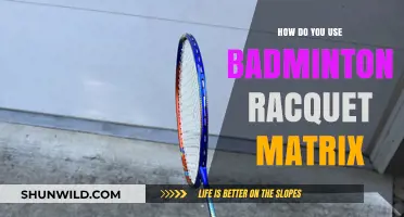 Badminton Racket Matrix: Choosing the Right One