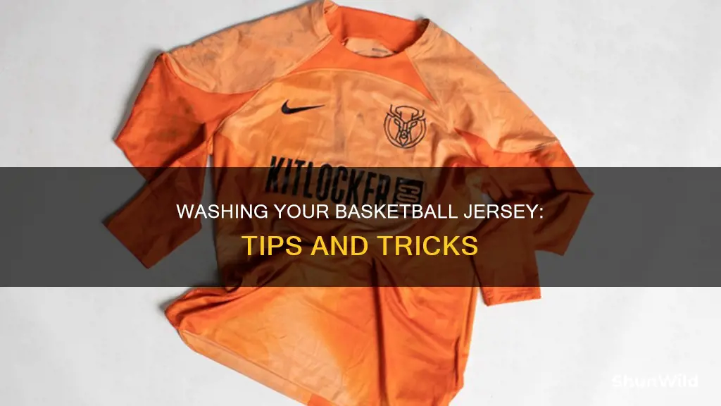 how do you wash a basketball jersey
