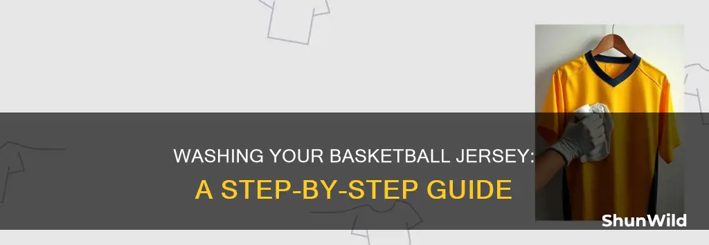 how do you wash basketball jersey