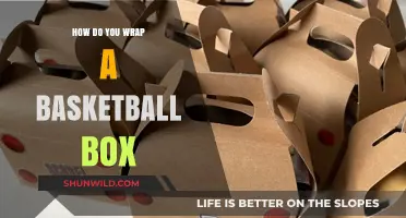 Creative Wrapping: Basketball Box Styling