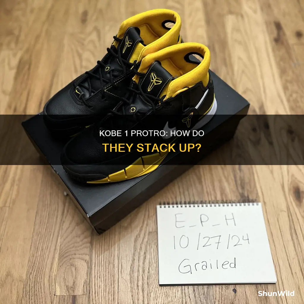 how doers kobe 1 protro compare to other basketball shoes