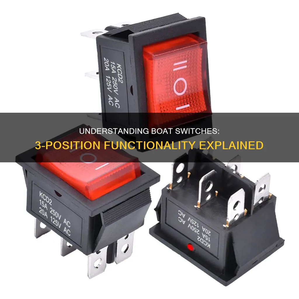 how does a 3 position boat switch work