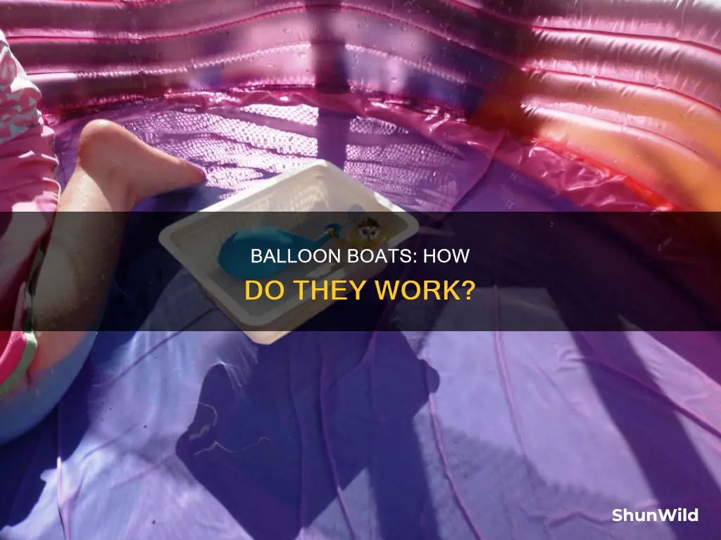 how does a balloon boat work