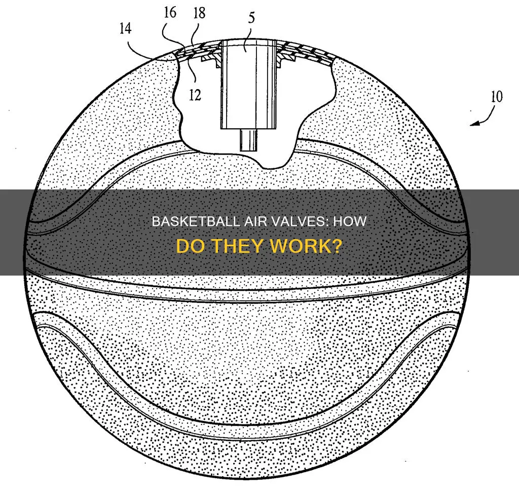 how does a basketball air valve work