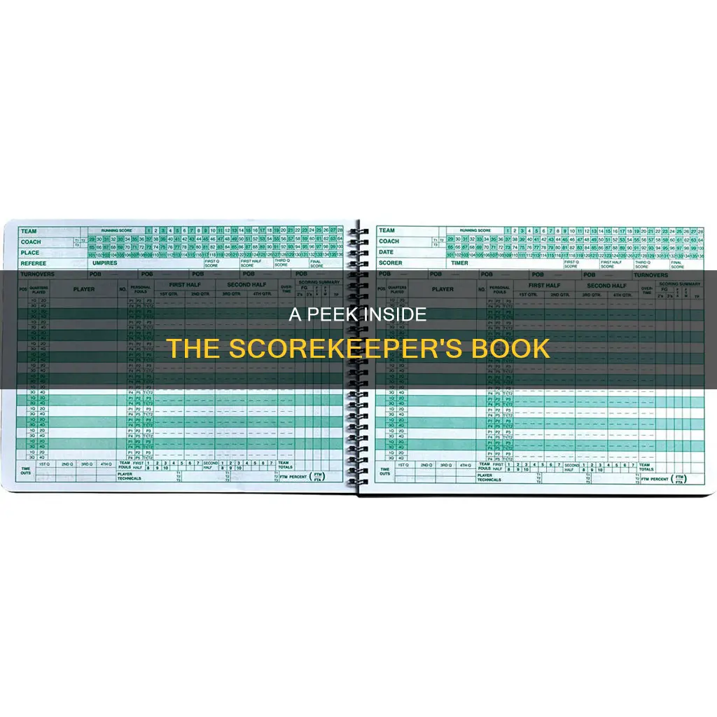 how does a basketball scorekeeper