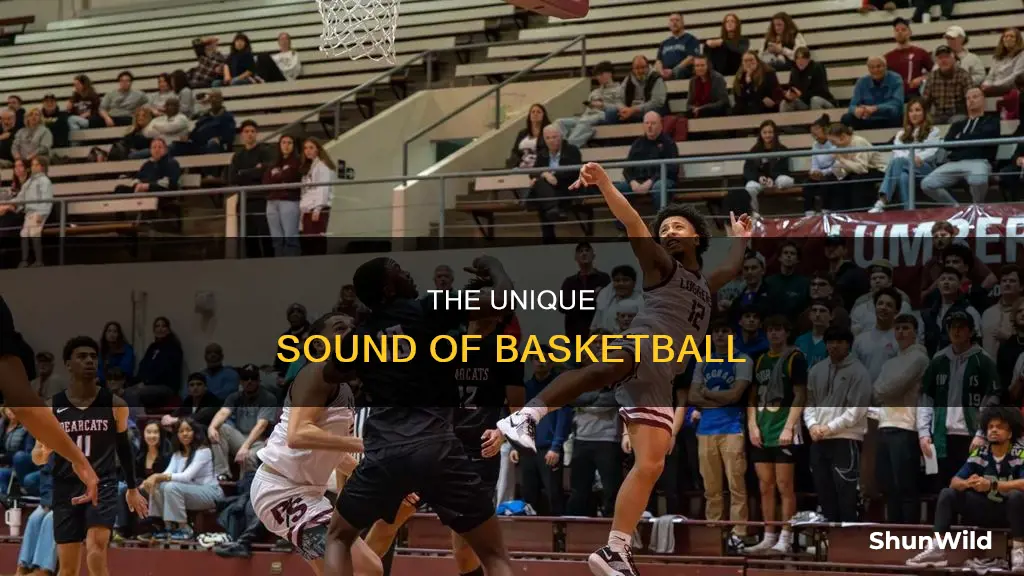 how does a basketball sound