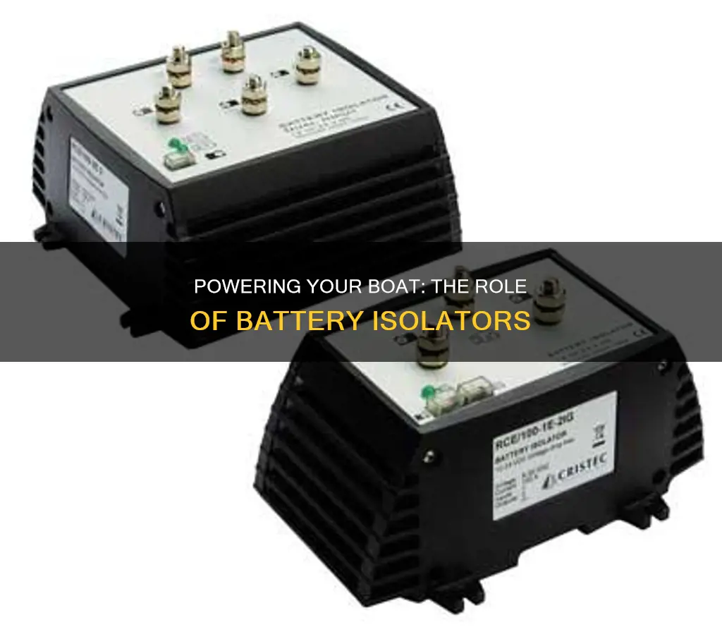 how does a battery isolator work on a boat