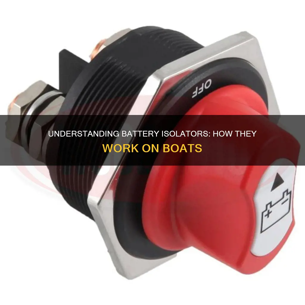 how does a battery isolator work on a boat