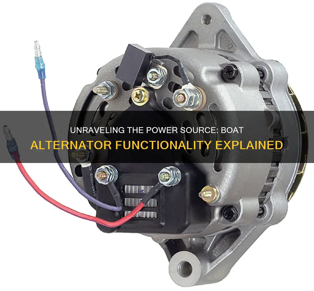 how does a boat alternator work