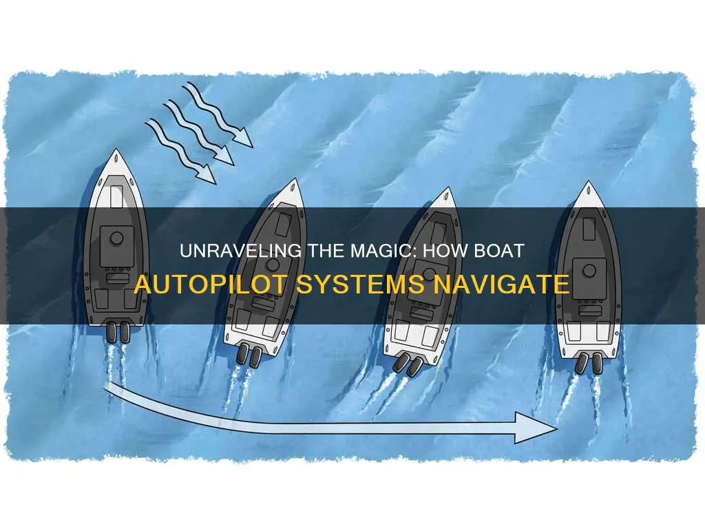 how does a boat autopilot work