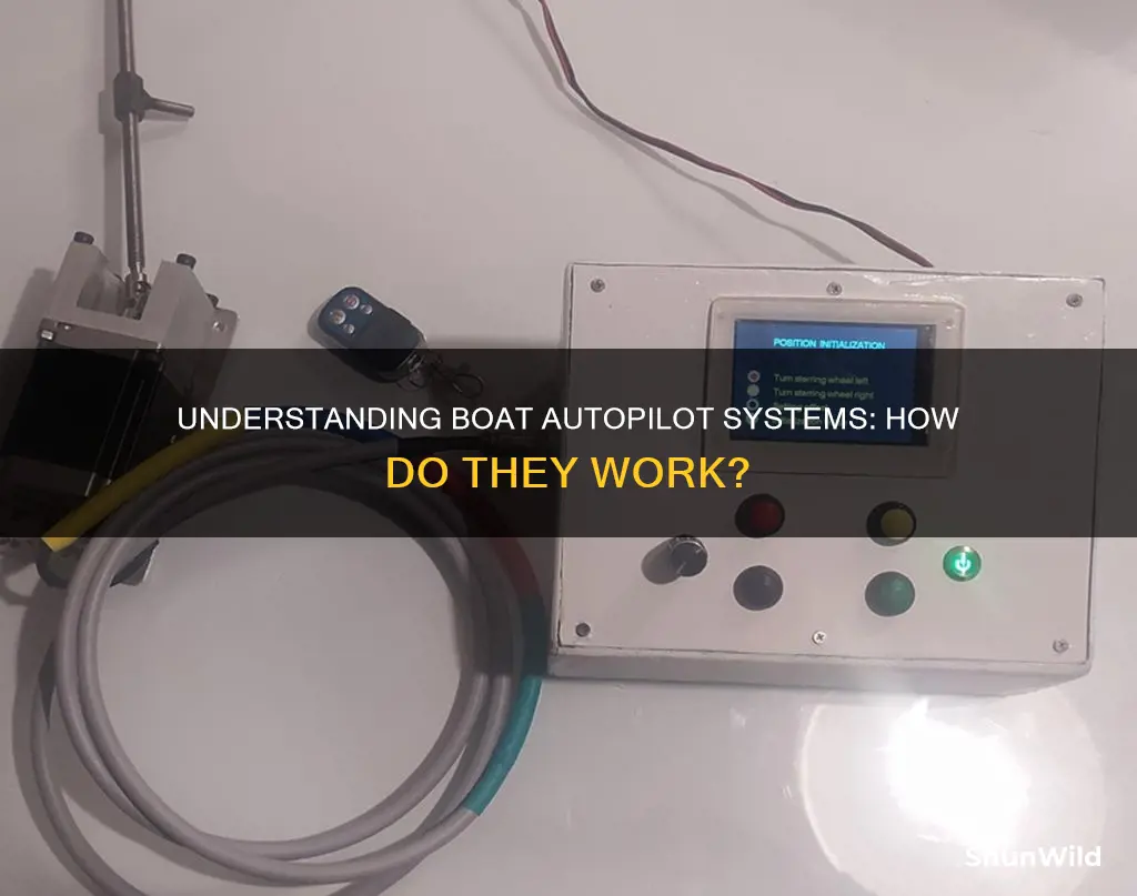 how does a boat autopilot work