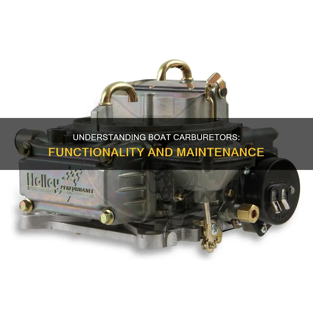 how does a boat carburetor work