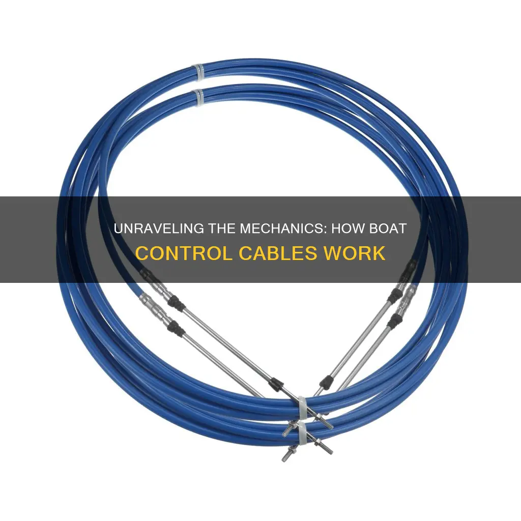 how does a boat control cable work