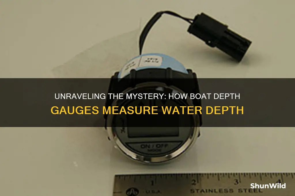 how does a boat depth gauge work