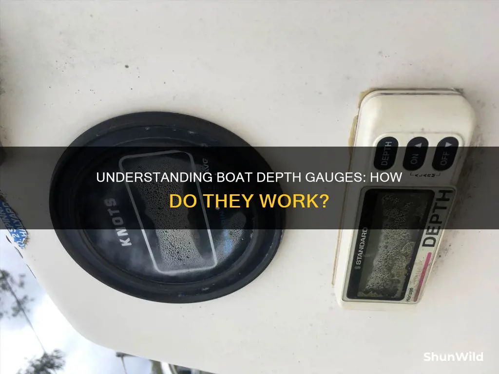 how does a boat depth gauge work