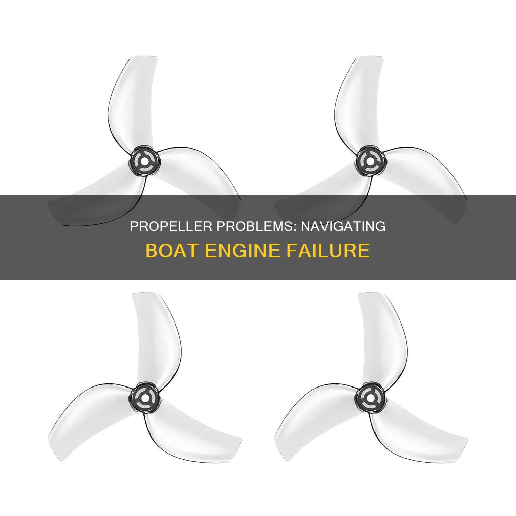 how does a boat do if the propeller doesn