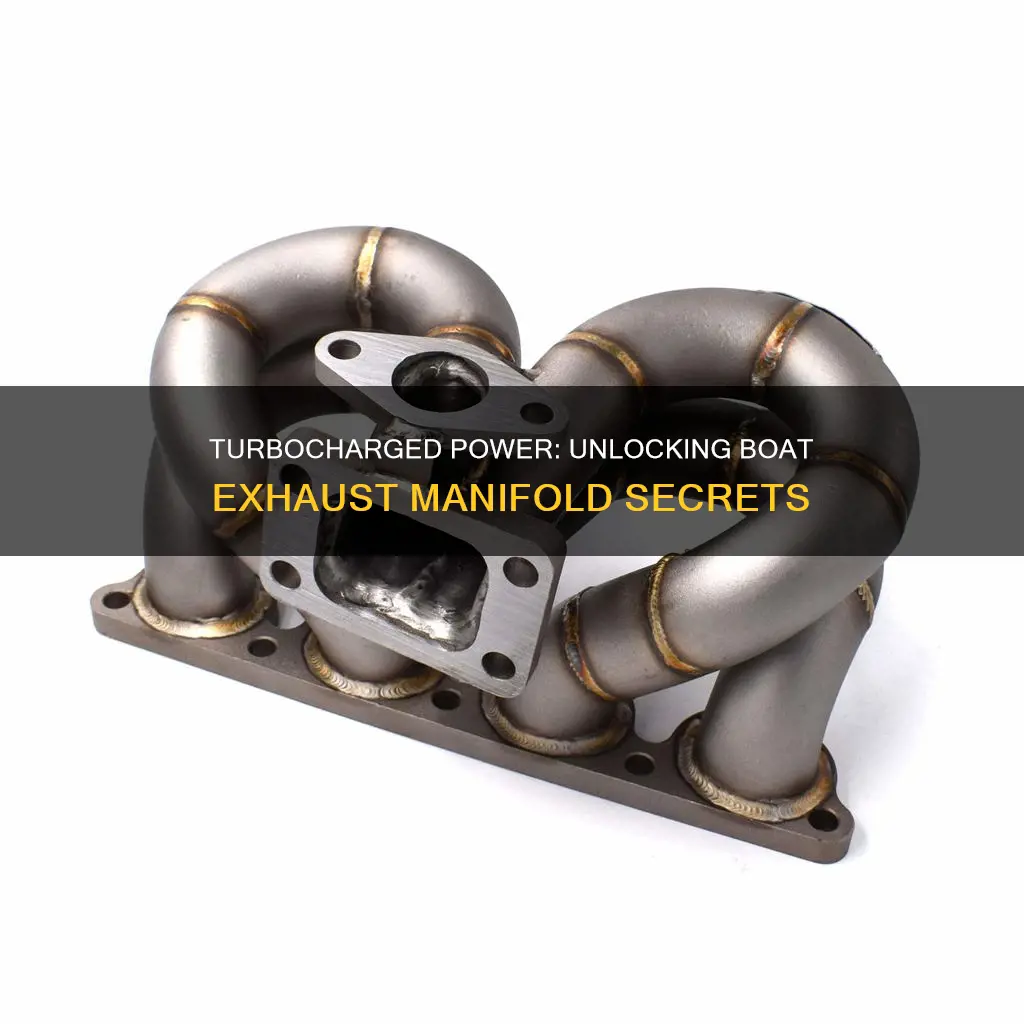 how does a boat exhaust manifold work with a turbo