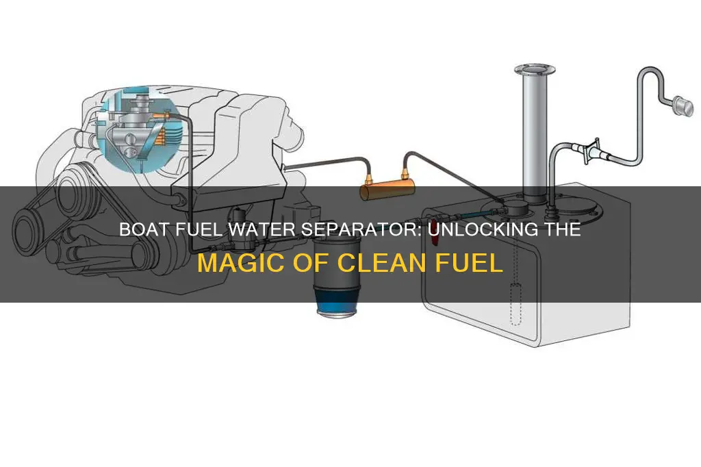 how does a boat fuel water separator work