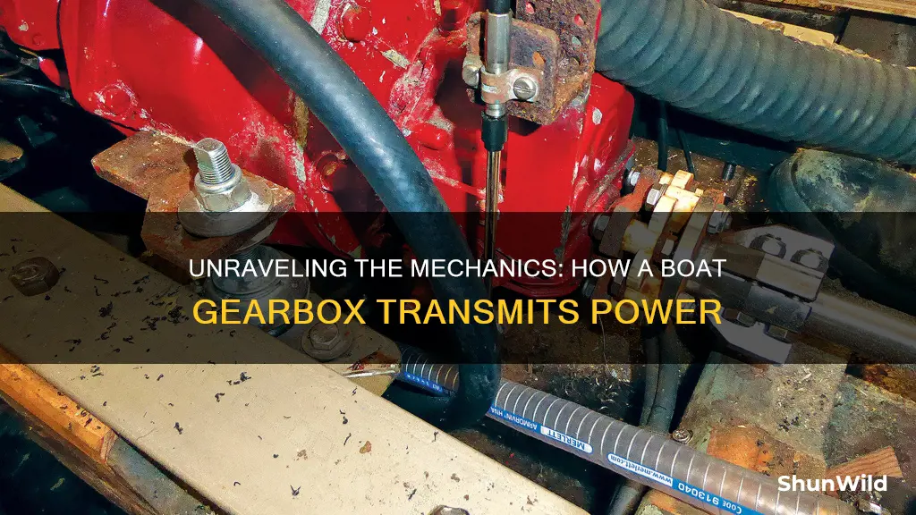 how does a boat gearbox work